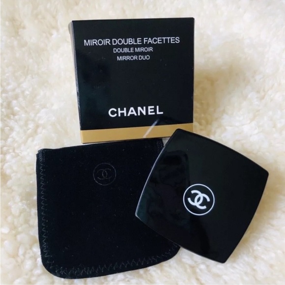 CHANEL Accessories - Chanel Black Compact Mirror